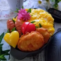 Snapdishの料理写真:オムライス弁当