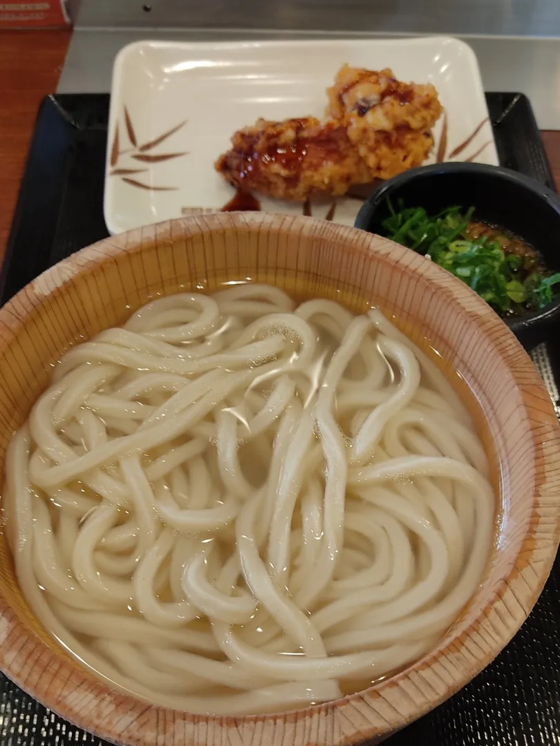 Snapdishの料理写真:丸亀製麺の釜揚げうどん|Rピージャーさん