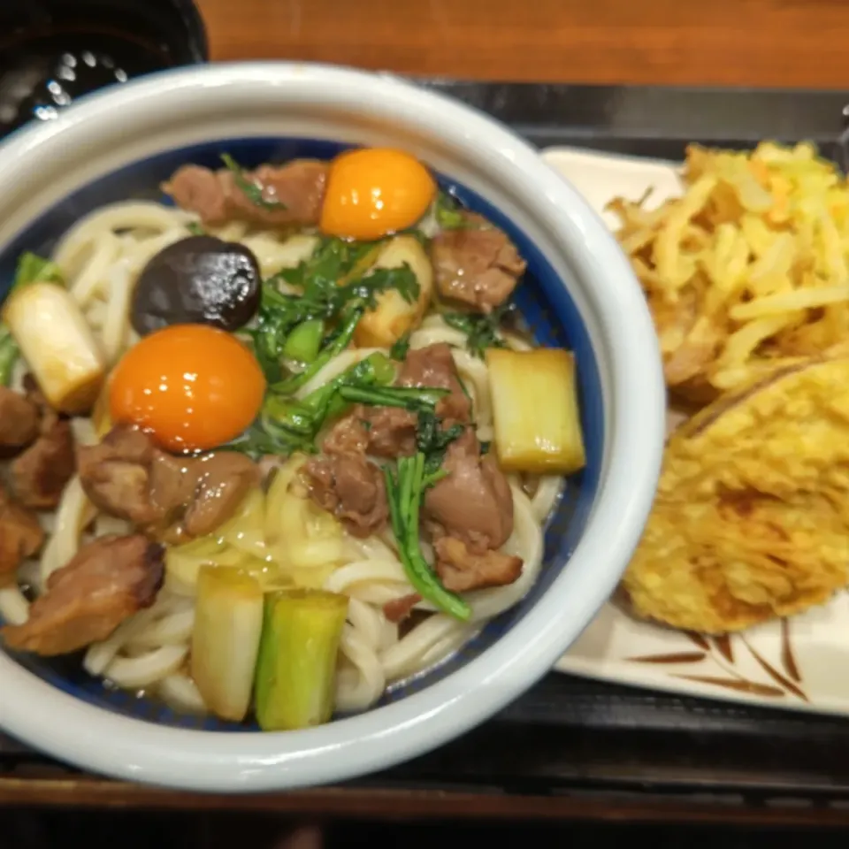 Snapdishの料理写真:鴨すきうどん|アクちゃんさん