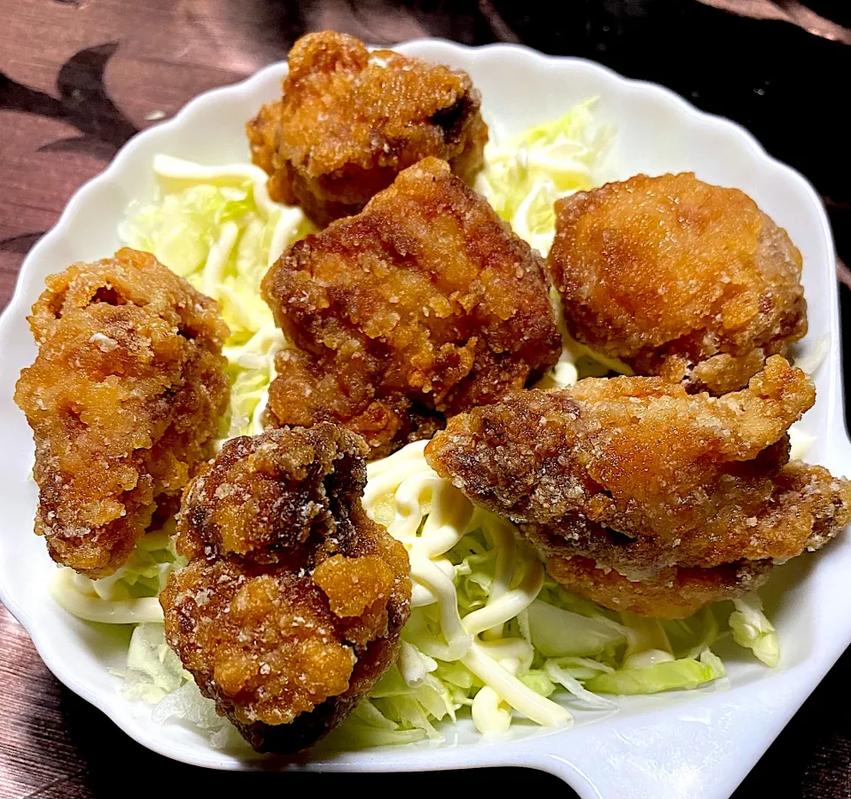 鶏の竜田揚げ🐔|すくらんぶるえっぐさん