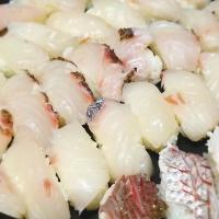 パパ作👨真鯛と目鯛の握り寿司