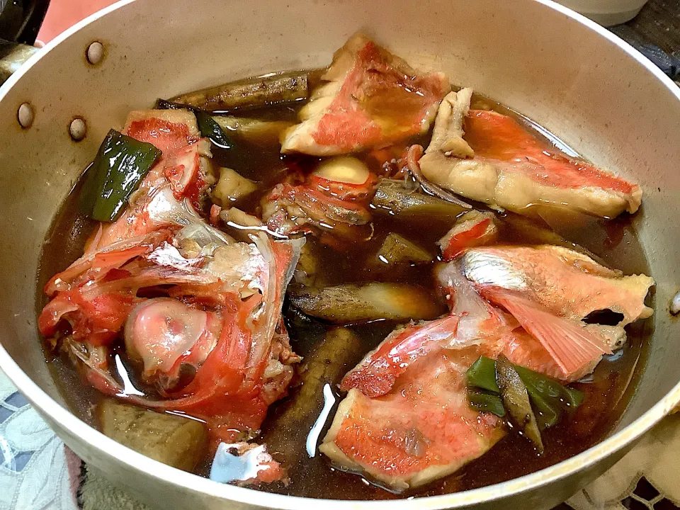 金目鯛の煮付け🐟😋|アライさんさん