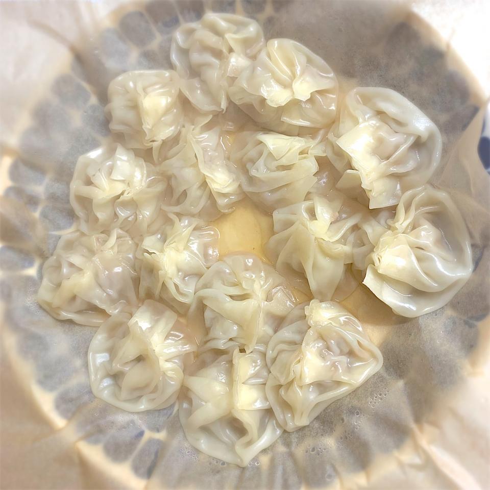 餃子の皮で小籠包