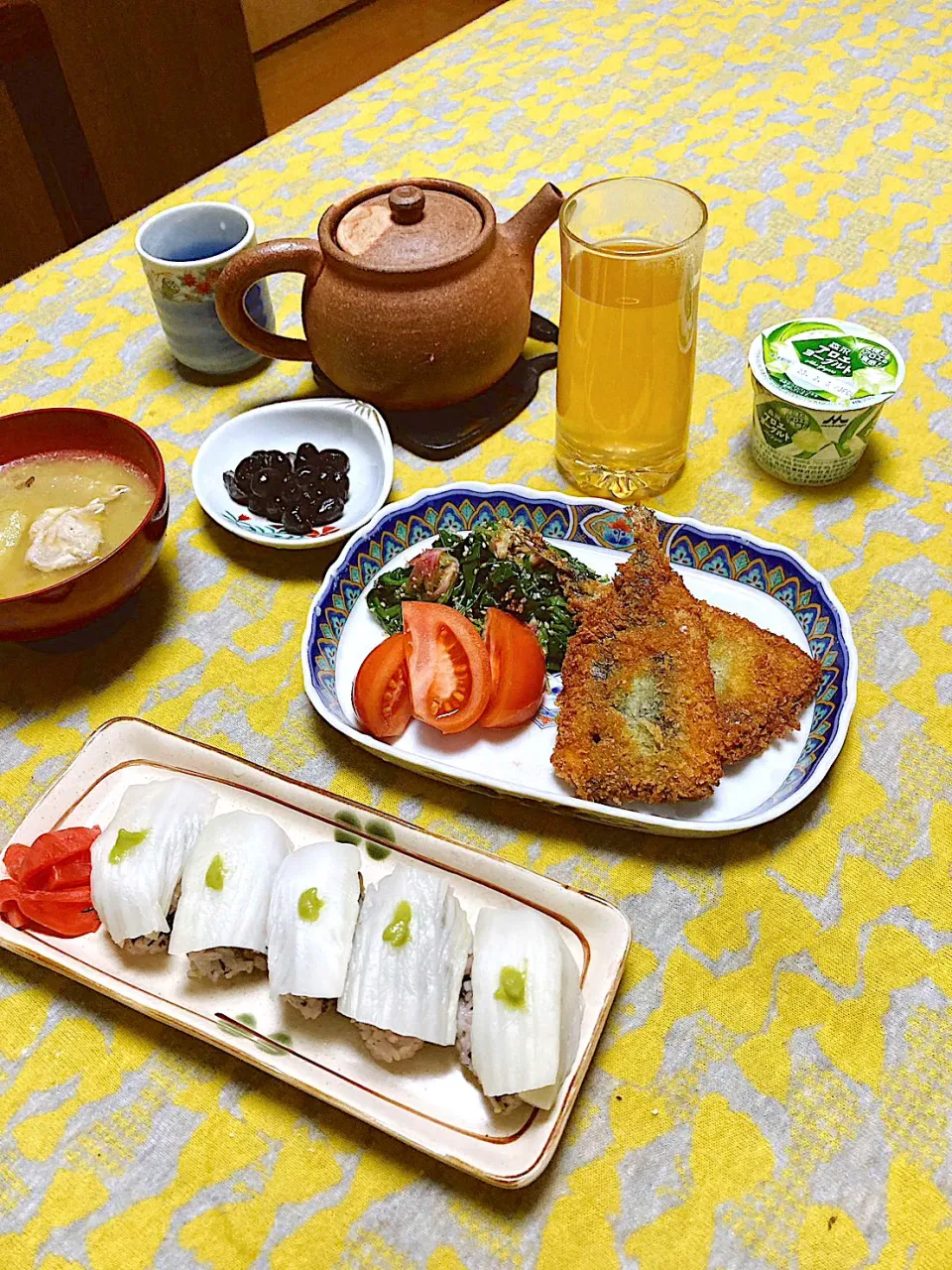 grandmaの晩ごはん☆イワシのフライ・白菜寿司|kaoriさん