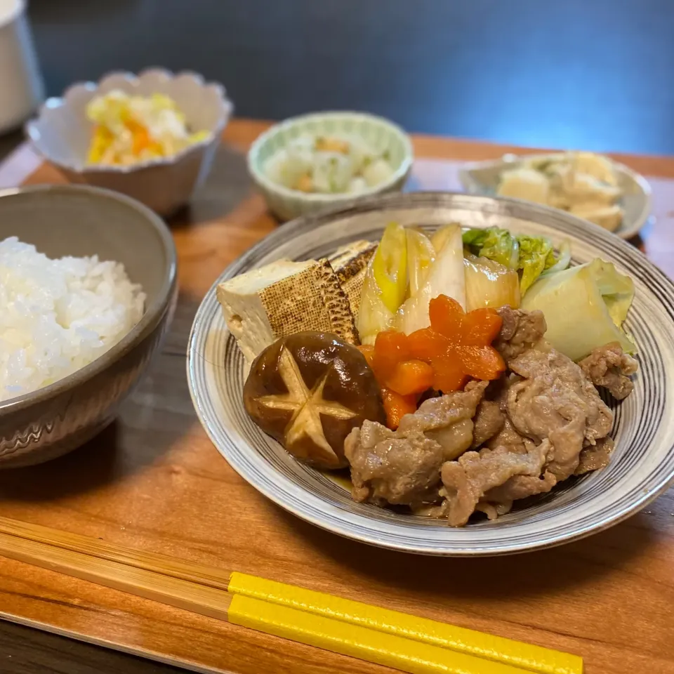 豚肉のすき焼き風|ちぐあささん