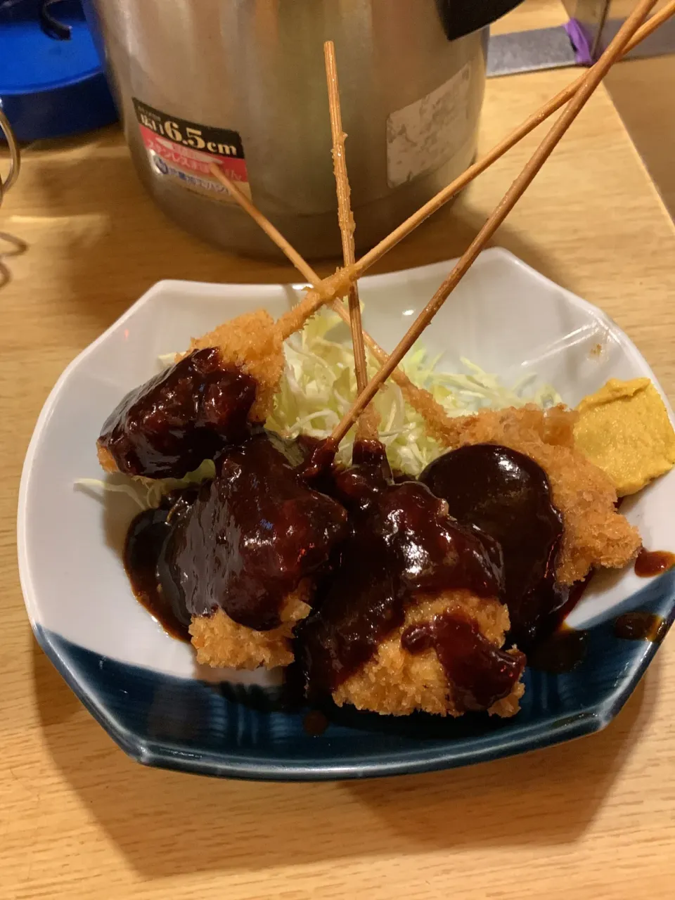 Snapdishの料理写真:串カツ味噌|ZekeSe7enさん