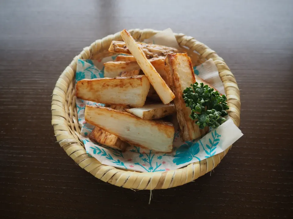 皮ごとフライド長芋*米油で香ばしく|seiko_funfoodさん