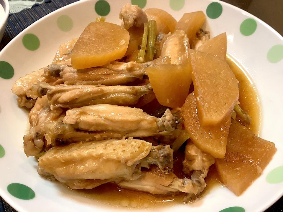 鶏肉大根😋