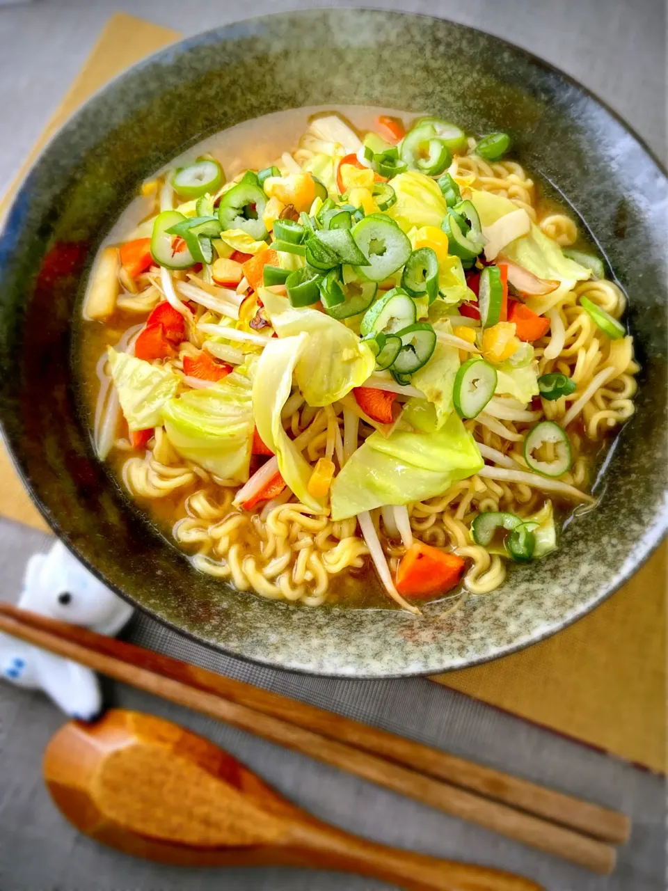 野菜たっぷりみそラーメン|スイーツポテトさん