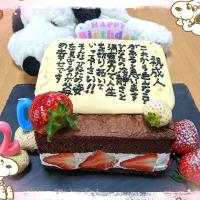 ㊗️成人🎊20歳のバースデーケーキ