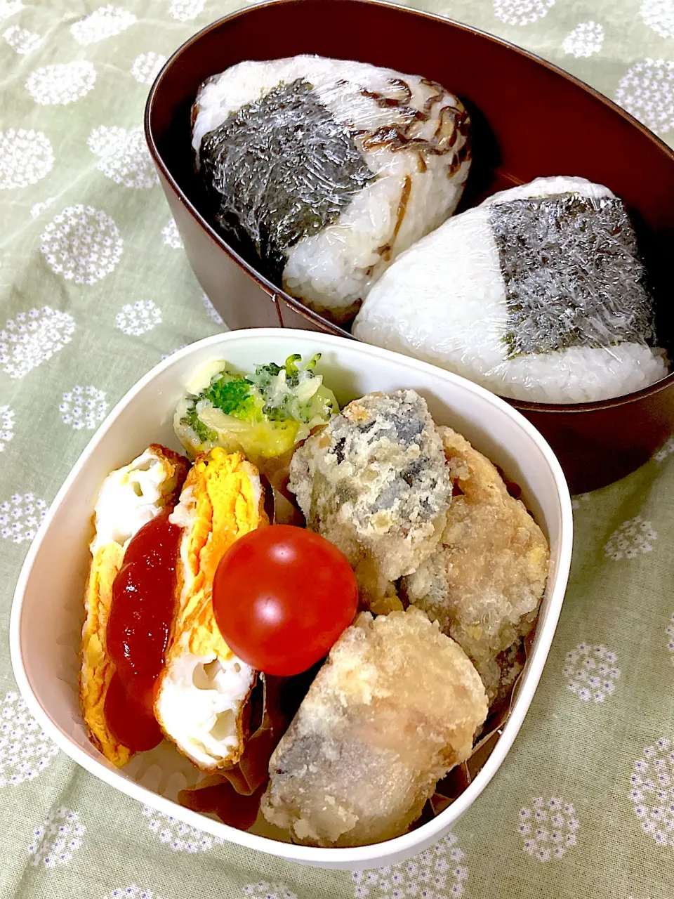 Snapdishの料理写真:サバ缶の竜田揚げ弁当|SaDaさん