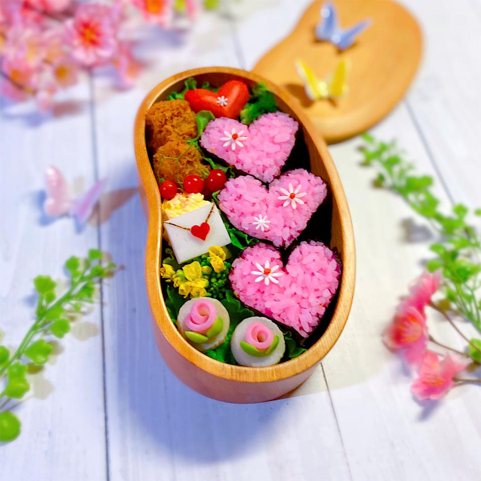 ハート海苔巻き弁当