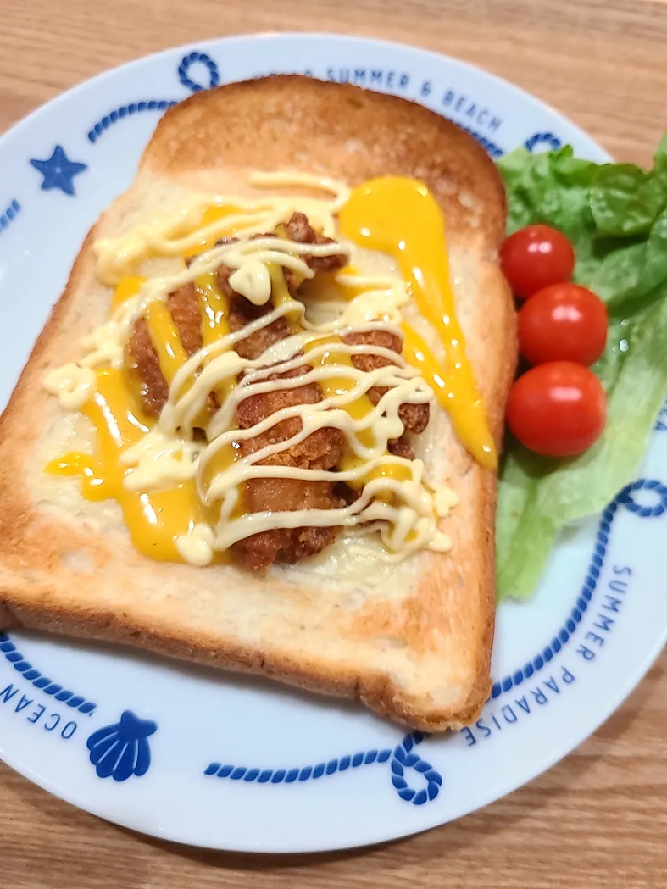 朝食にピッタリ🐔
ハニーマスタードマヨチキントースト😋|みぽりん♪さん