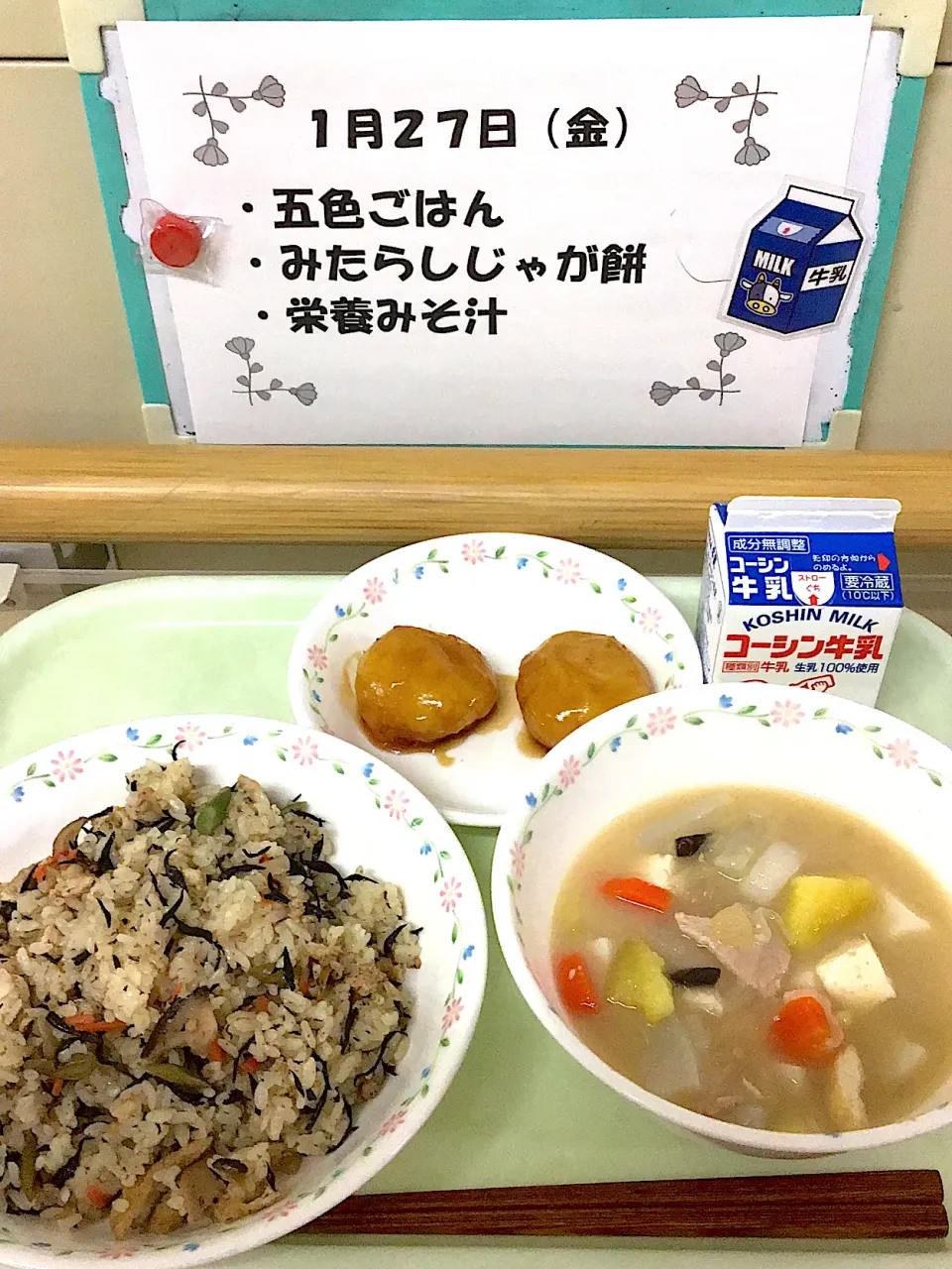 1.27の給食|ただの栄養士さん