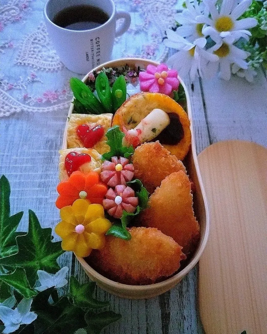 Snapdishの料理写真:ササミフライ弁当|sugar beansさん