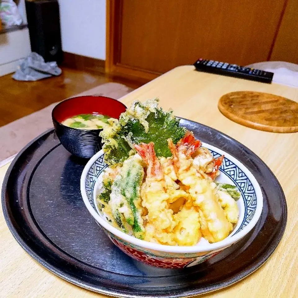 自家製、天丼。
#父子家庭の晩ごはん
＃シングルファーザー|ariyo4200さん