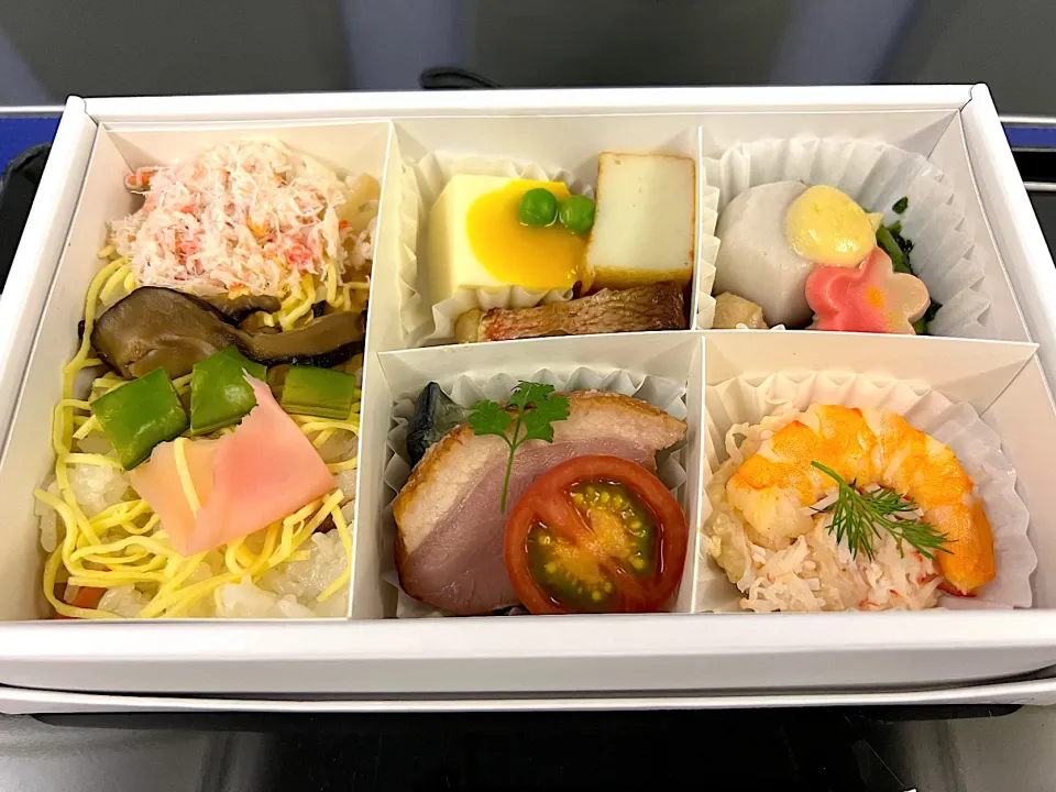 ANAの機内食🛩|流線形さん