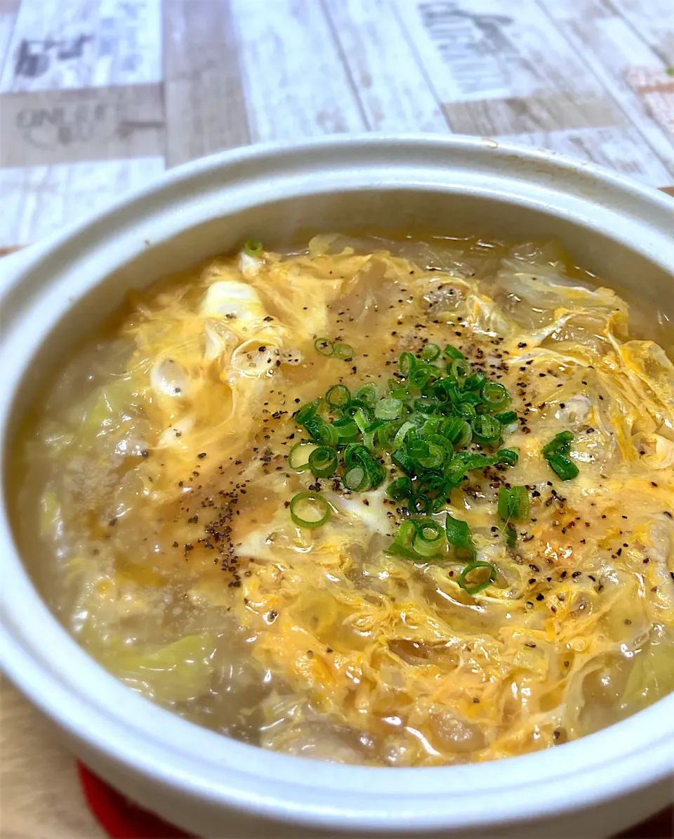 白菜とたまごのとろとろ煮🍲|さくらさん