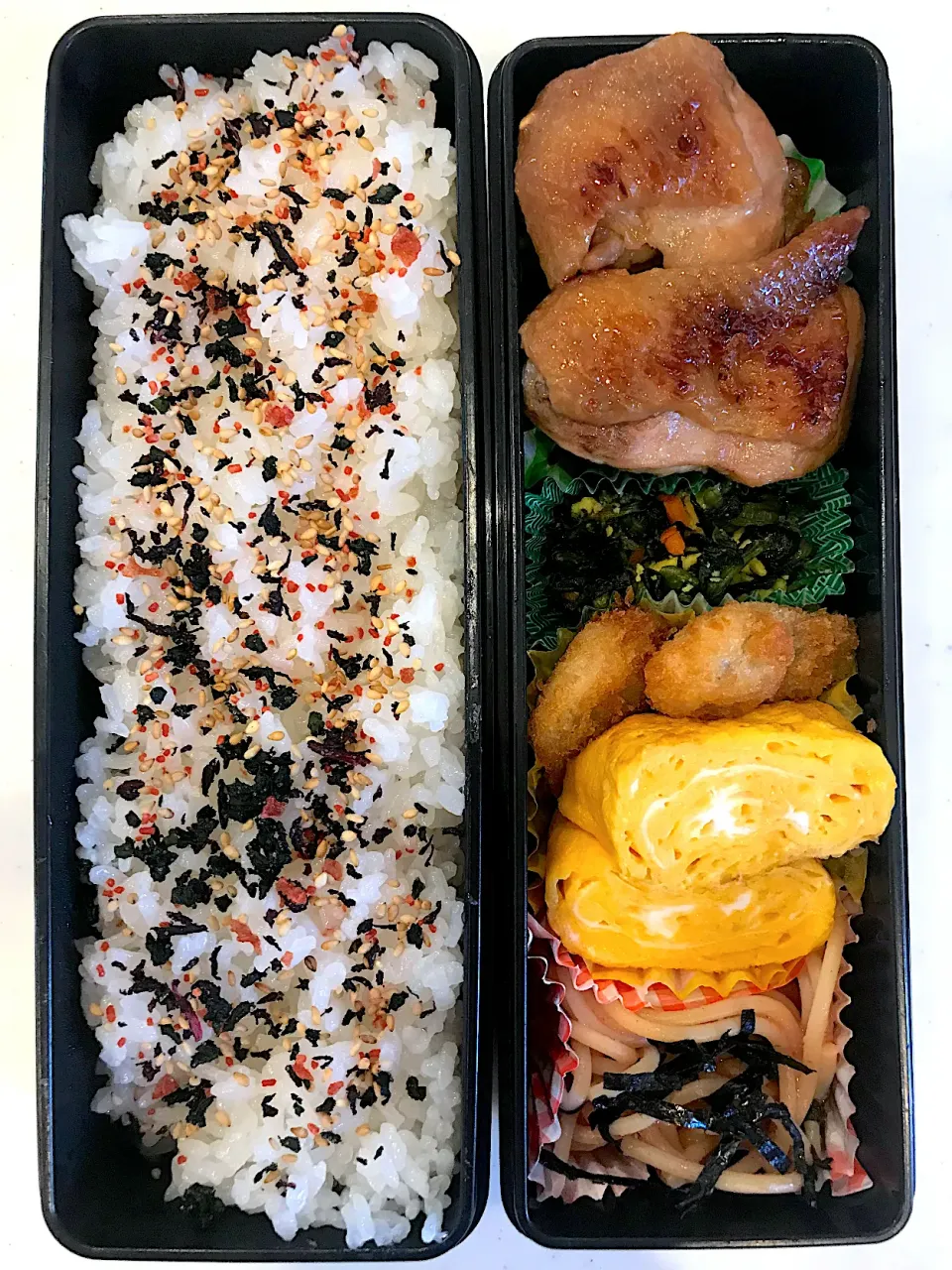 Snapdishの料理写真:2023.1.28 (土) パパのお弁当🍱|あっきーよさん