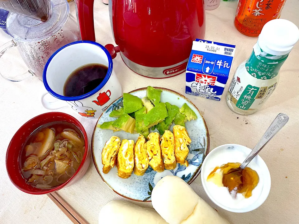 今日はだし巻き卵あさごパン|ぽんぽこまめだ。さん