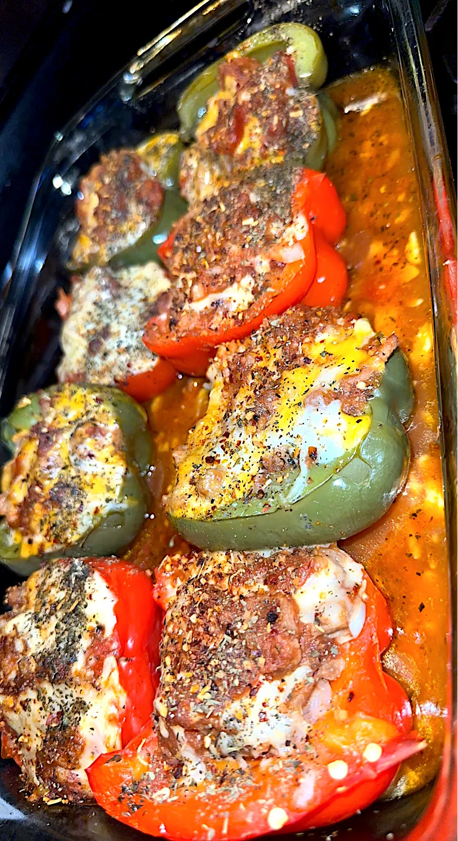 Italian sausage and Jasmine rice Stuffed peppers|Tawanjaさん