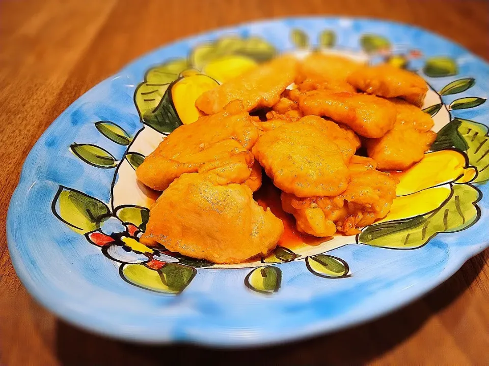 鶏むね肉のレモン煮|古尾谷りかこさん