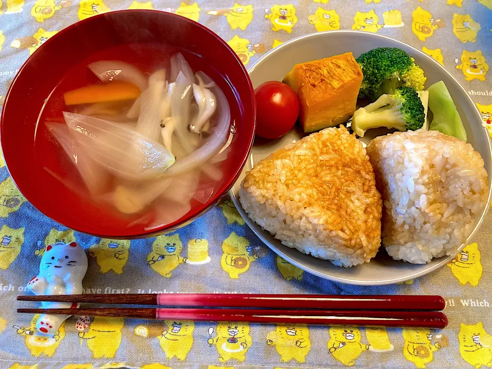 本日のランチ　焼きおにぎり|はっちさん