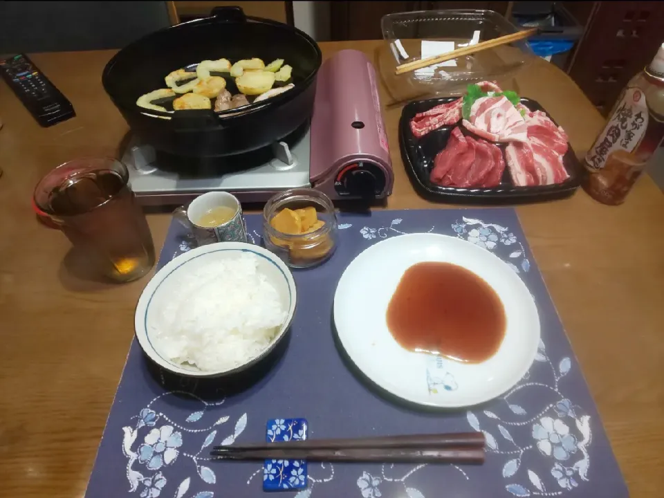 鉄板焼き(夕飯)|enarinさん