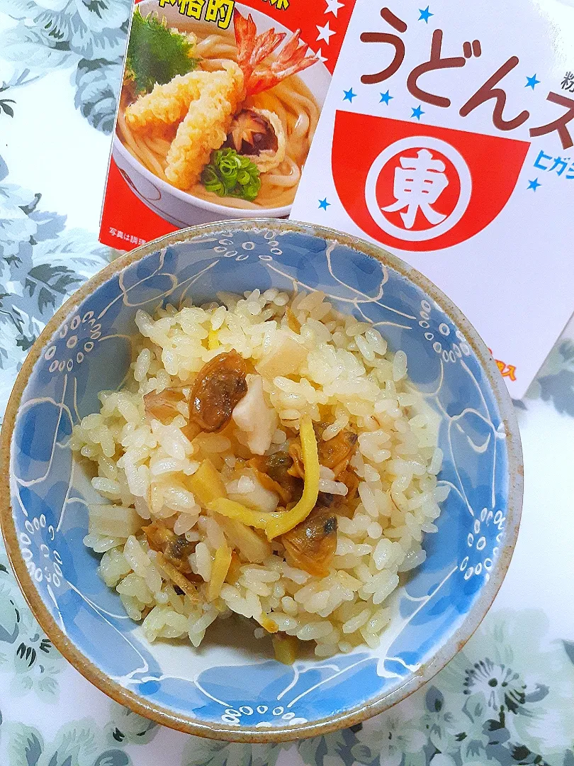 Snapdishの料理写真:🔷あさりの佃煮deあさり飯20230128🔷|@きなこさん