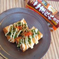 厚揚げ詰めピーマン(  ˙▿˙　)ゴマだれで