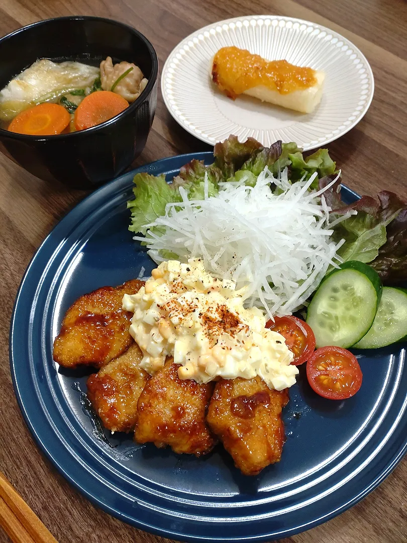 鶏胸肉でチキン南蛮|ゆりちさん