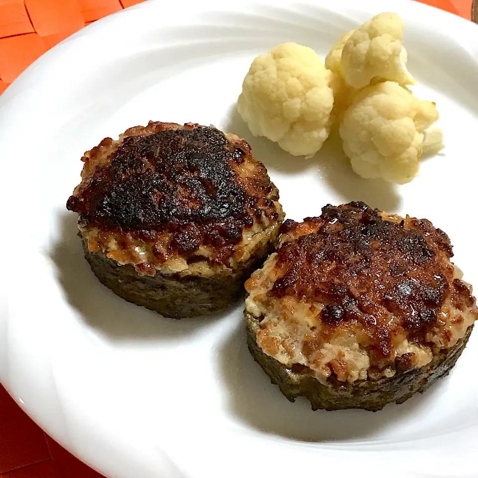 太ごぼうの肉詰めを大豆ミートで|ゼニコさん