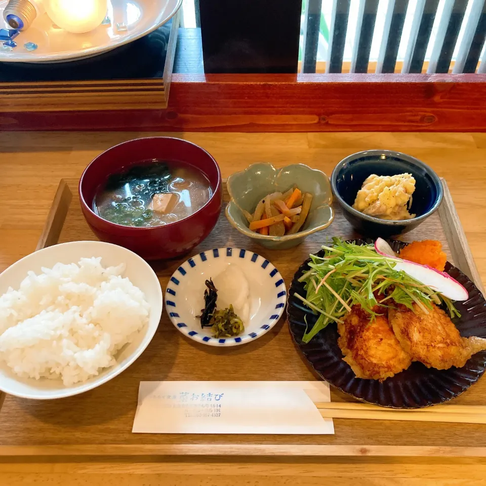 とり天のランチ|ちゃみこさん