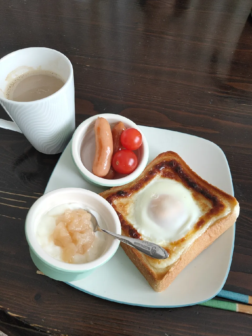 Snapdishの料理写真:休みの日の朝ごはん|ようすけさん