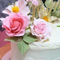 sugar flower cake|Zeldy Sorianoさん