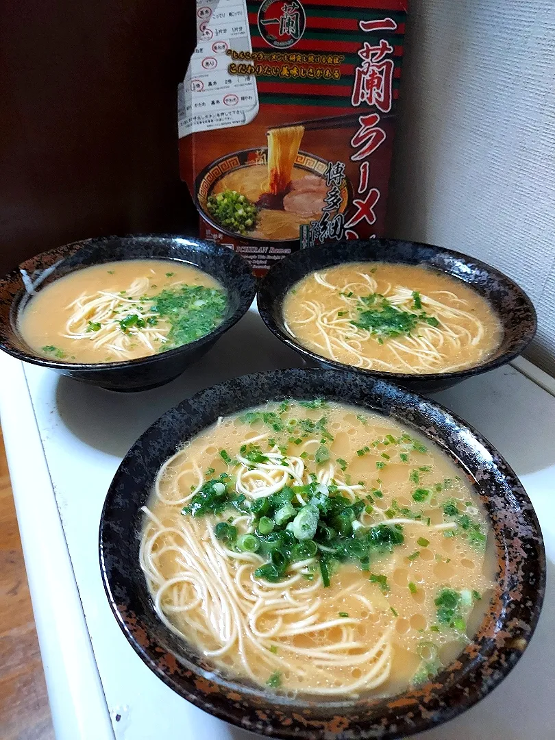 Snapdishの料理写真:一蘭ラーメン　家で|あかね空さん