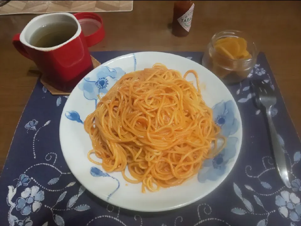 スパゲッティナポリタン(昼飯)|enarinさん