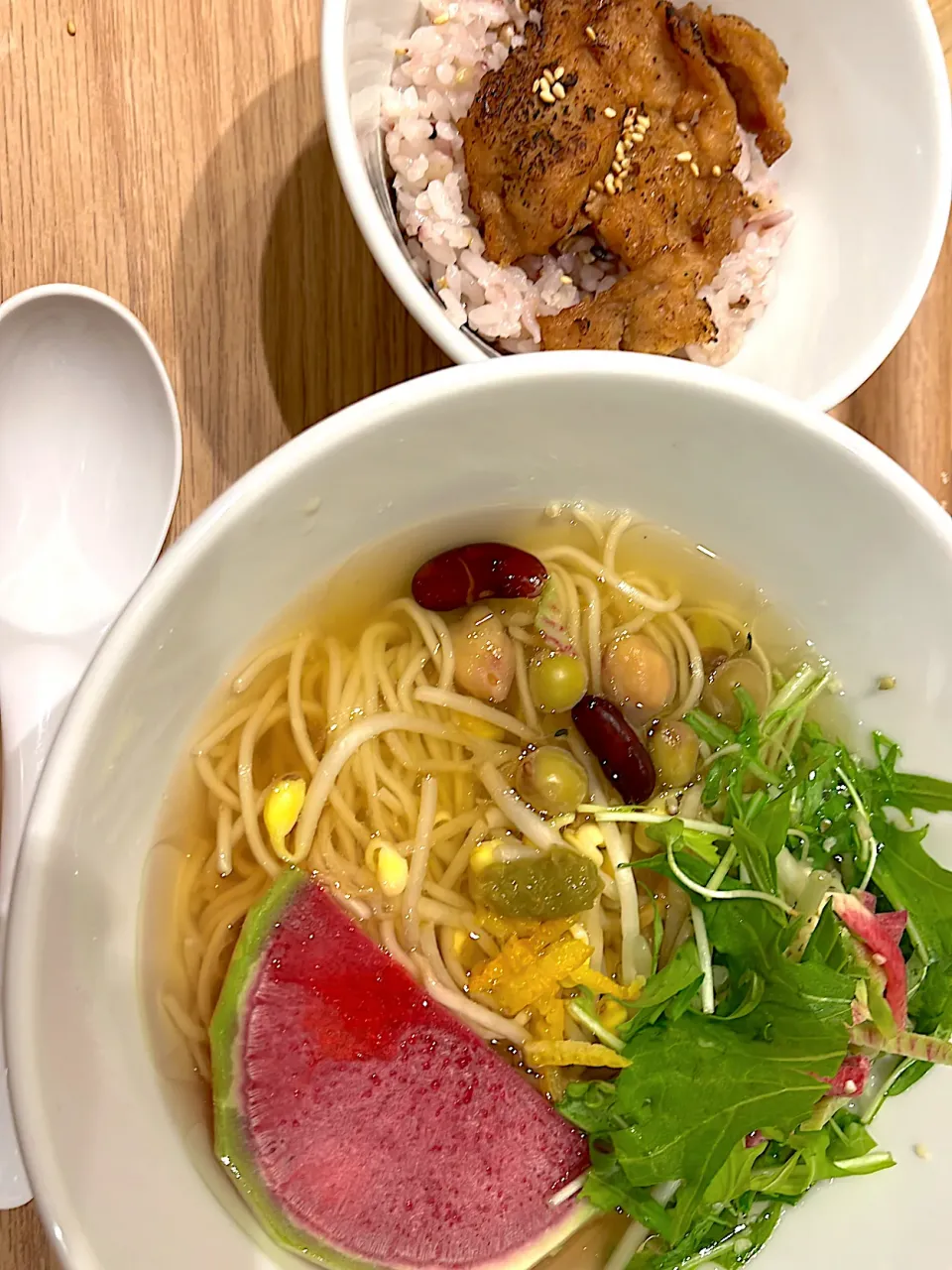 Snapdishの料理写真:菜食ラーメン♪晩ごはん~(^^)❤︎|いつくしみちゃんさん