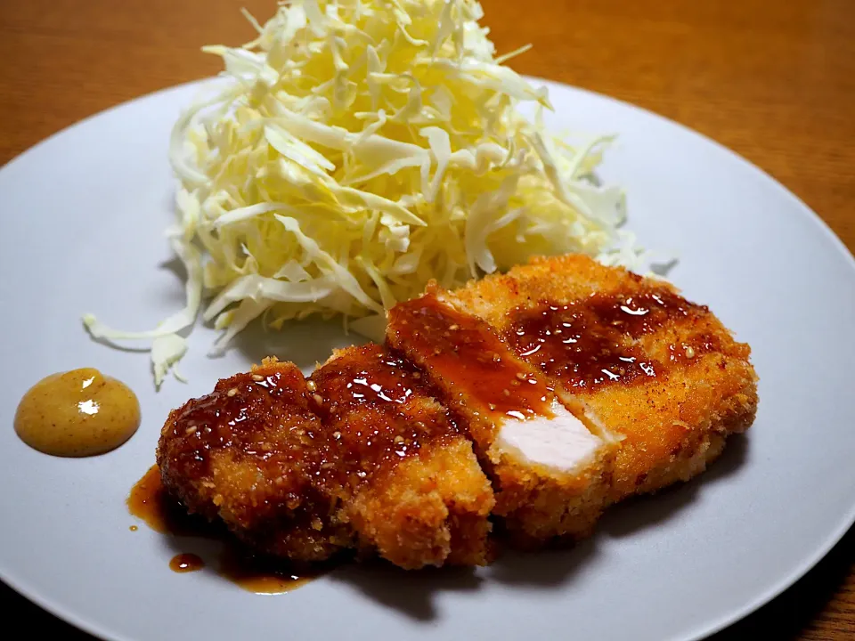 肉々しい厚切りロースかつ🐷|こあらパパ🐨さん