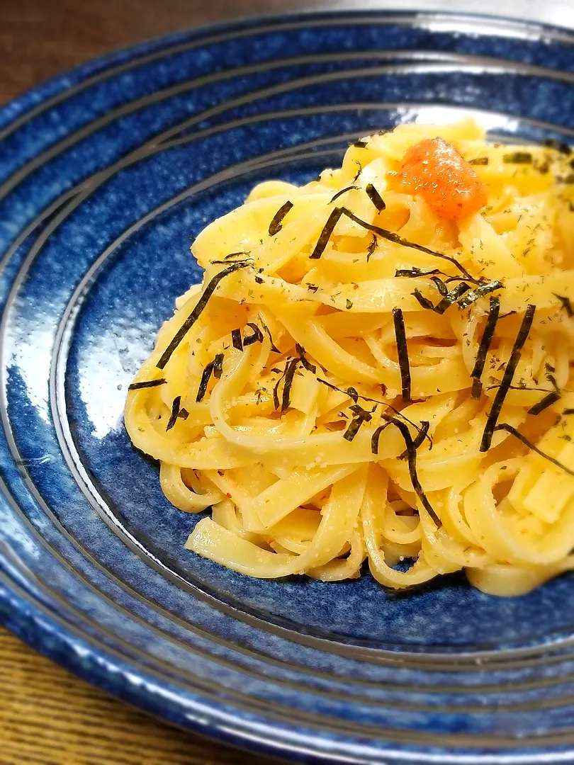 パパ作👨明太生パスタ🍝|ぱんだのままんさん