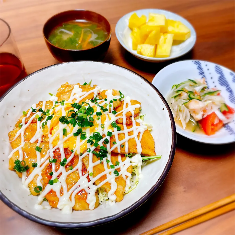 てりたまチキン丼|teritamagoさん