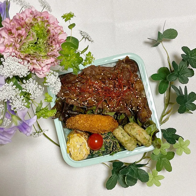 1/30❤︎主人の佐賀牛焼肉弁当🌱|Makinsさん