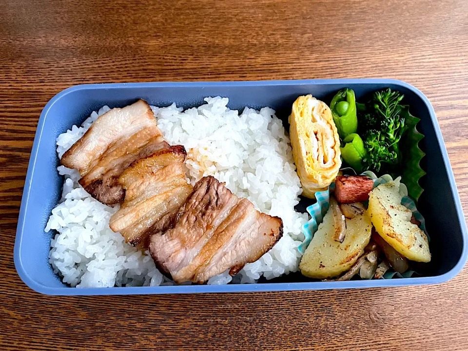 Snapdishの料理写真:焼豚弁当♫|yummy tommyさん