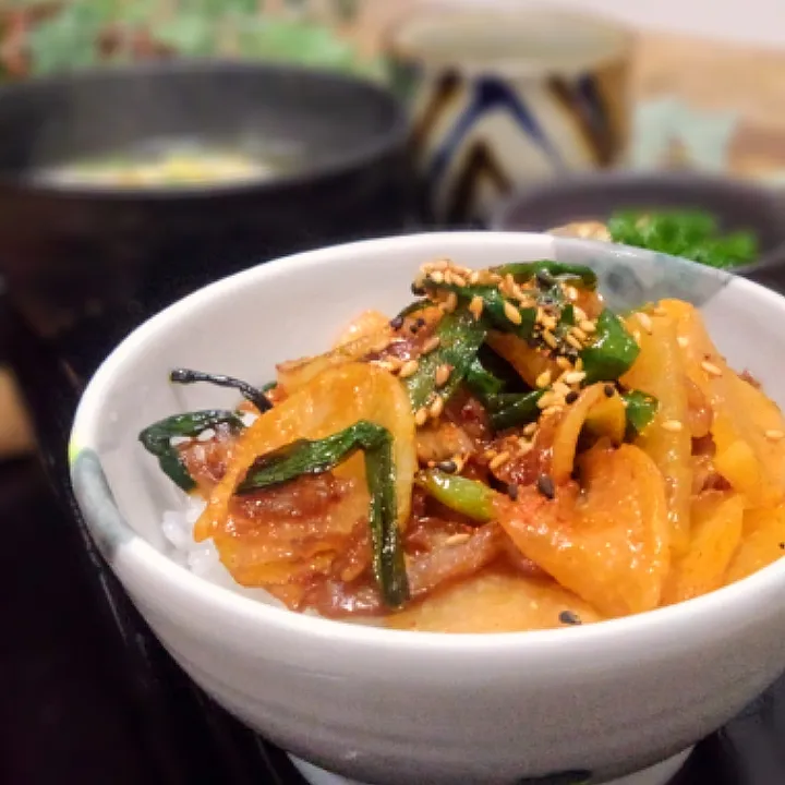 ポコさんの料理 甘辛豚バラ大根丼|くまちゃんさん