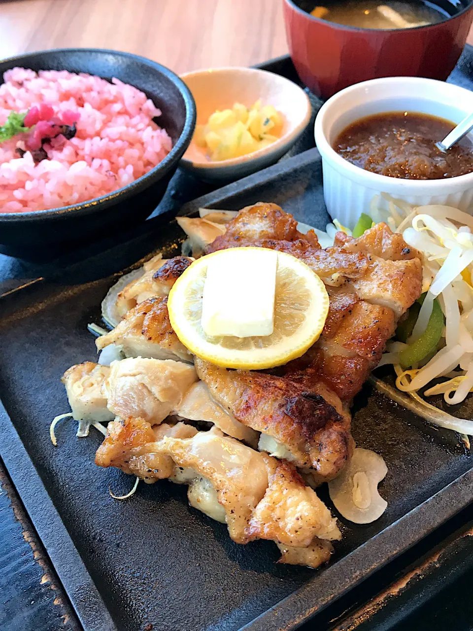 チキンステーキランチ|ま〜てぃんさん