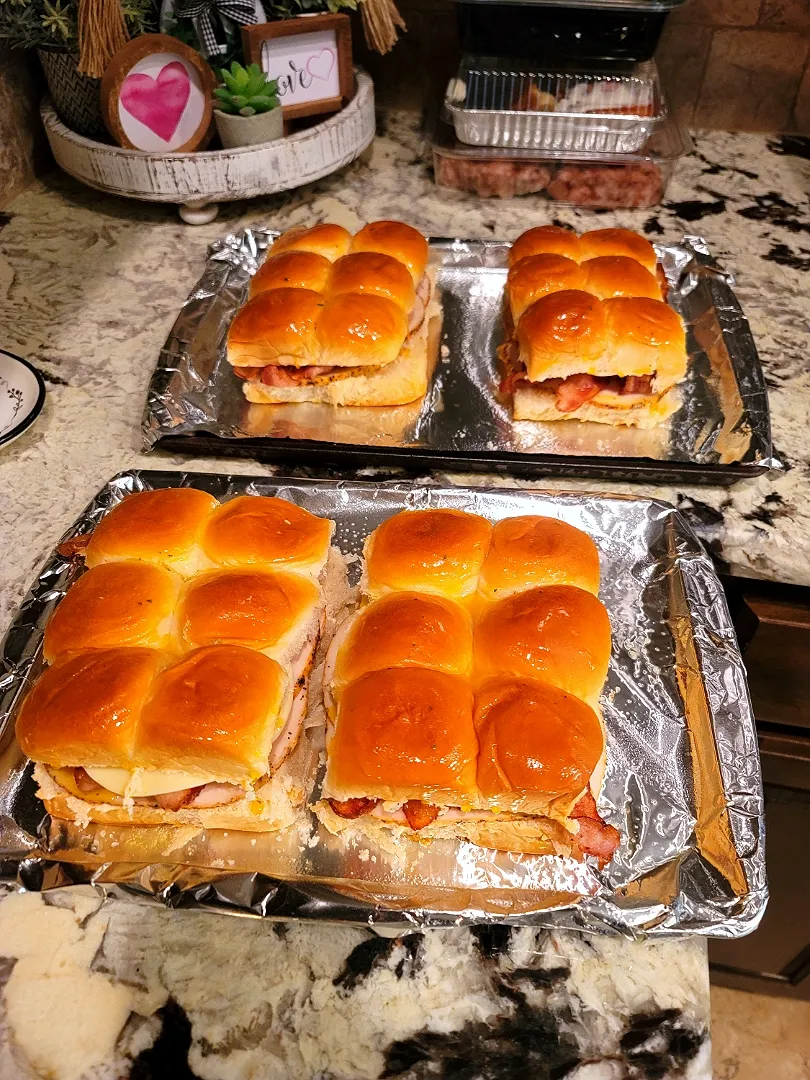 Turkey, bacon, garlic butter sliders|Travis Stoneさん