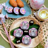 作ってみた🤗トトロの飾り巻き寿司🥰
