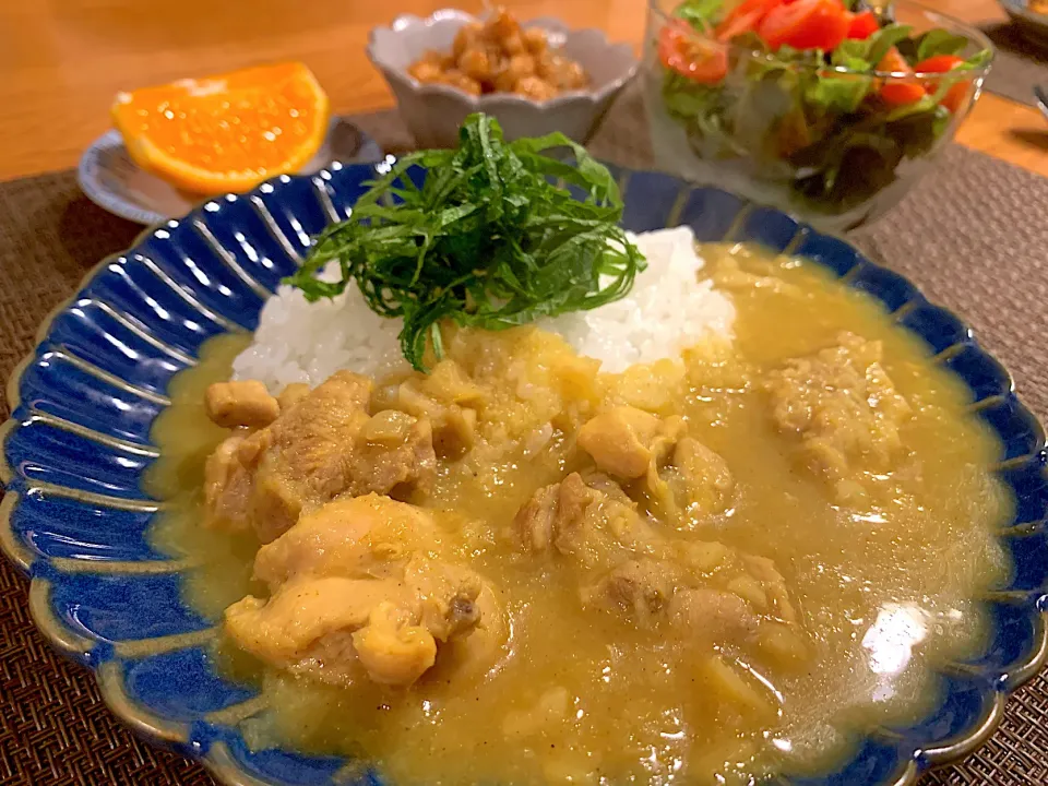 蓮根チキンカレー|いちごさん