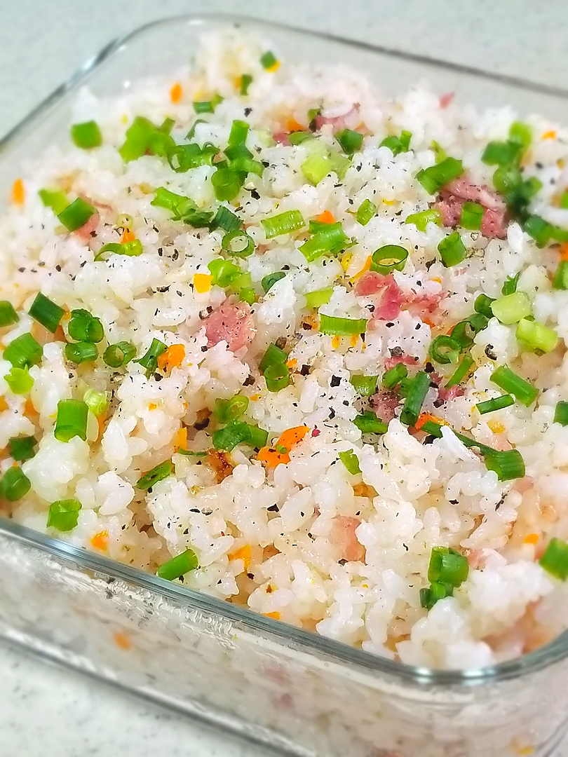 炊飯器de生ハムピラフ