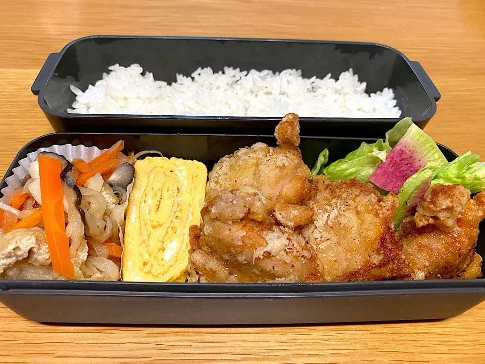 Snapdishの料理写真:1月31日息子のお弁当|かおりさん